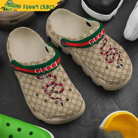 ciabatte crocs gucci|gucci crocs men's.